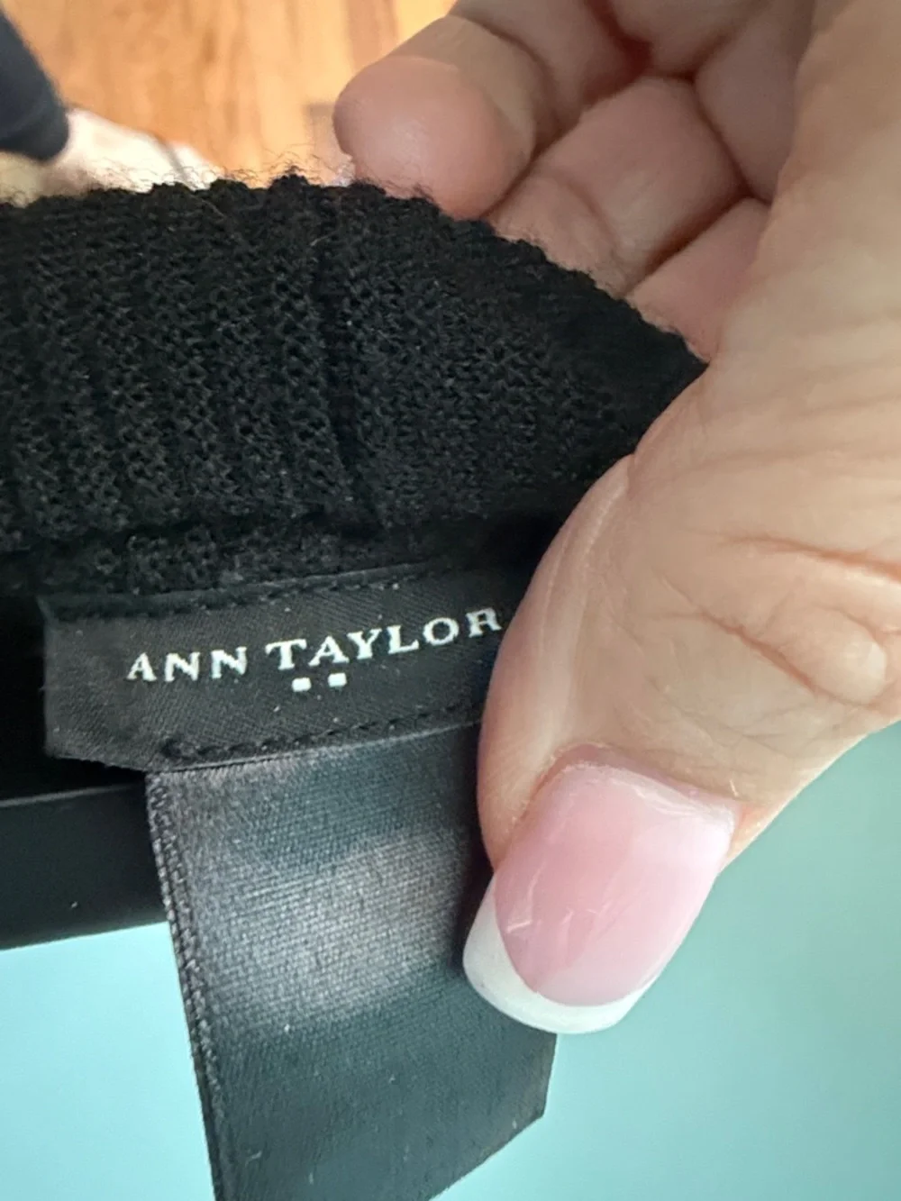 Ann Taylor Black Knit Cardigan - Picture 3 of 3